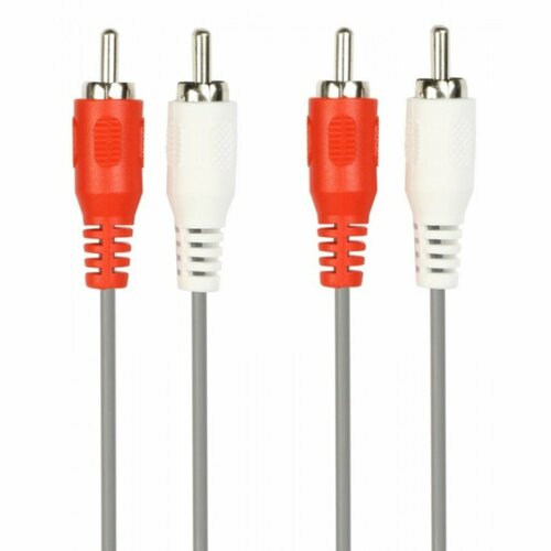 фото Кабель аудио/видео smartbuy, 2xrca(m)-2xrca(m), 5 м, серый