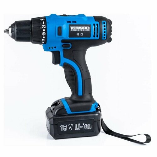 Дрель-шуруповерт аккумуляторная Workmaster АШ-18Л 6144₽
