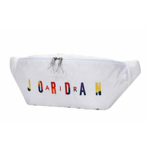 Сумка Jordan, белый бомбер jordan jordan logo размер l белый бежевый