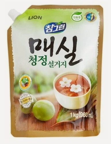 Изображение товара Средство для мытья посуды, овощей и фруктов Lion Chamgreen Plum, 1 л