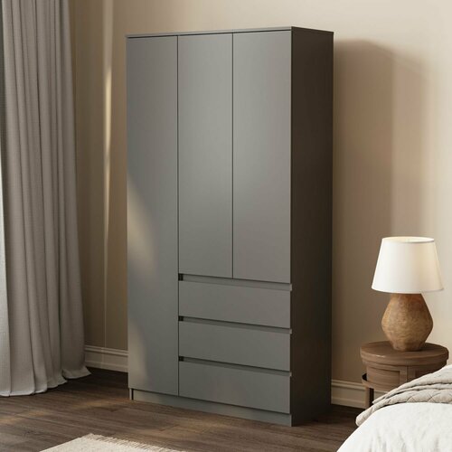 Шкаф Мори МШ 12001 Графит распашной 22184₽