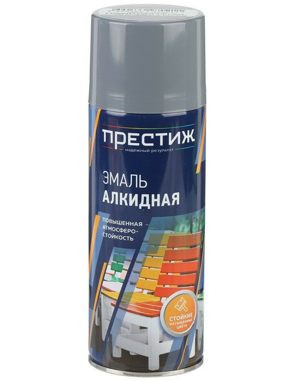 фото Эмаль алкидная аэрозольная, графитово-серая, 425 мл