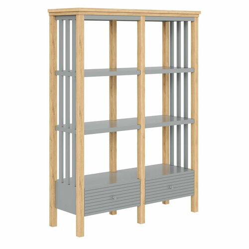 Стеллаж Кабинет Вояж 02-160 РЯ серый 7042антик 24 17671₽