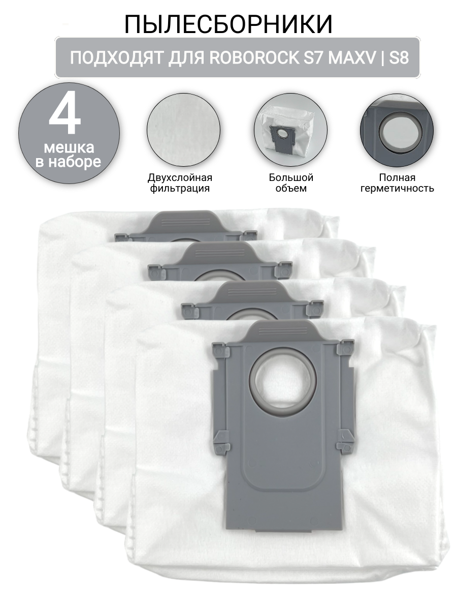 Пылесборники для Xiaomi Roborock S8