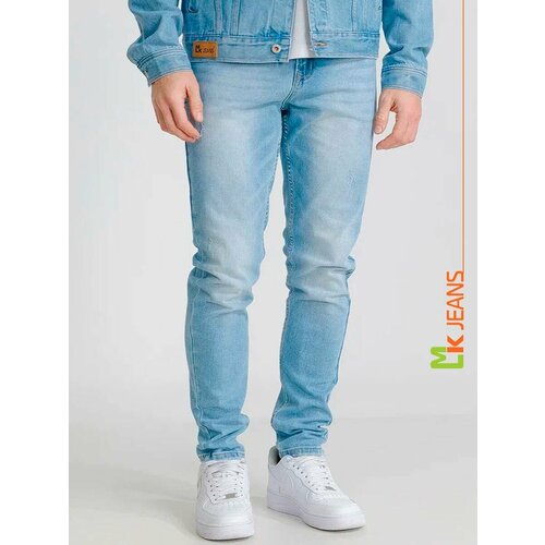 Джинсы MkJeans, размер 28, голубой