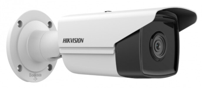 Hikvision 8Мп уличная цилиндрическая IP-камера с EXIR-подсветкой до 80м и технологией AcuSense1/2,8" Progressive Scan CMOS; объектив 2.8мм; угол обзор