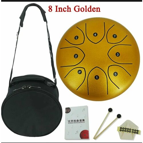 Глюкофон Aiersi 20см барабан для йоги ударный музыкальный инструмент для йоги медитации 2500₽
