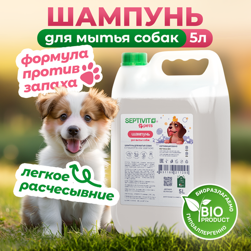Шампунь для собак 5000 мл Septivit Premium