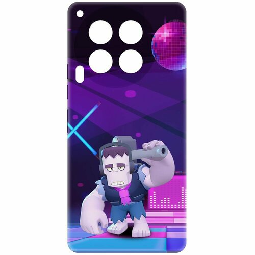 Чехол-накладка Krutoff Soft Case Brawl Stars - Фрэнк для TECNO Camon 30 5G черный чехол накладка krutoff soft case brawl stars фрэнк для tecno camon 19 черный