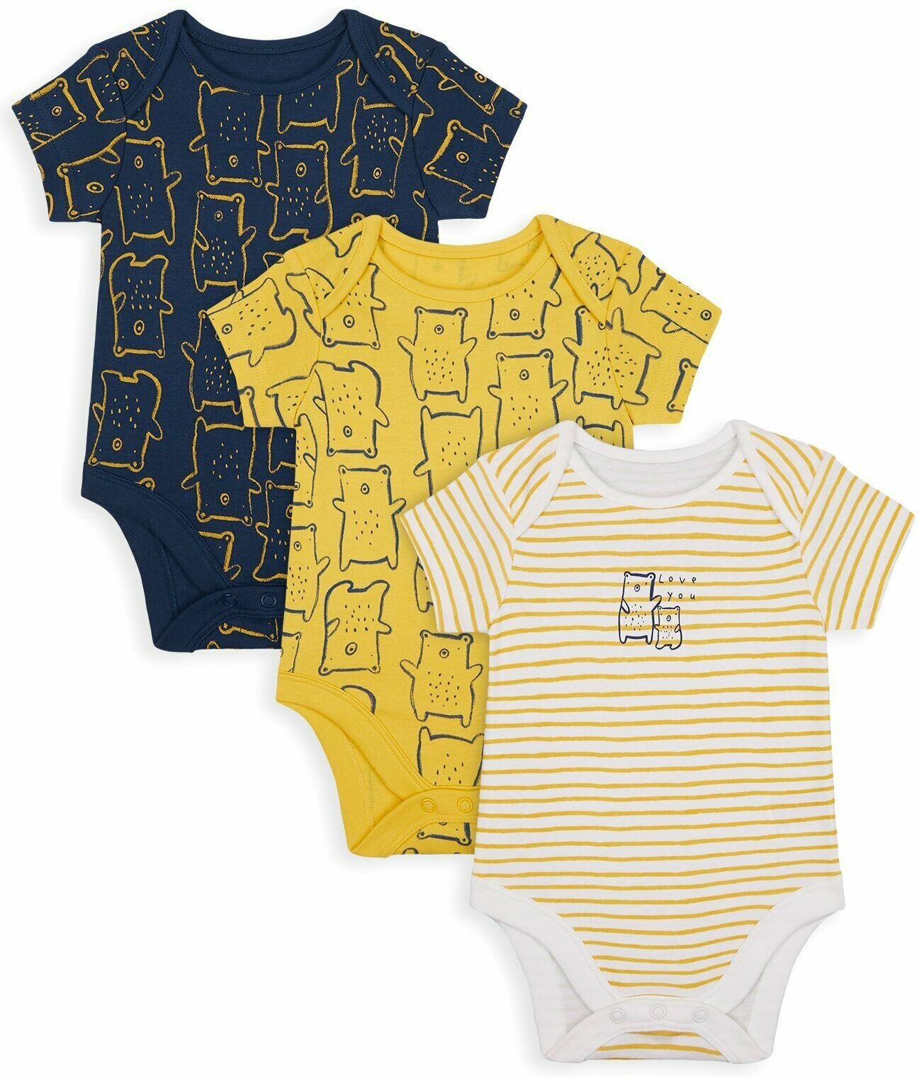 Боди mothercare, комплект из 3 шт.