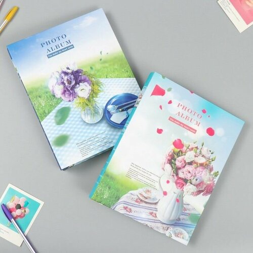 Фотоальбом на 200 фото 13х18 см Букет на столе 295х235х52 см 1680₽
