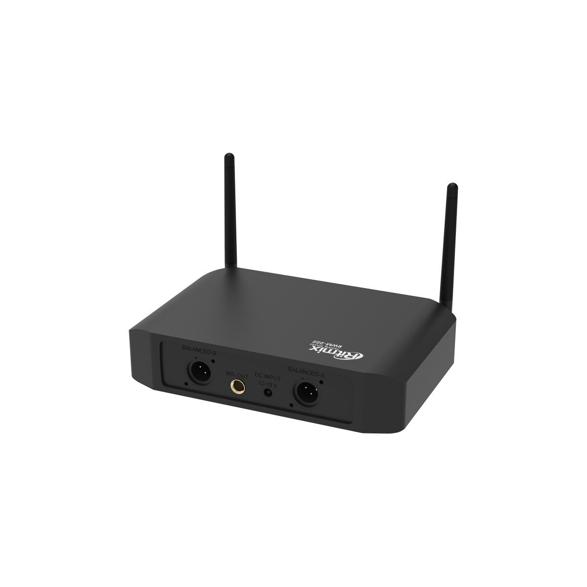 Радиосистема на два микрофона Ritmix RWM-222 black — фото 1