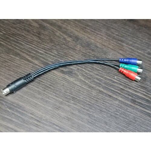 Кабель-переходник S-Video 7pin - YPbPr 3xRCA Asus 14G010005102 для видеокарт 354₽