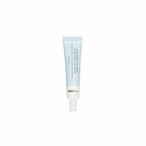 Увлажняющий крем для кожи вокруг глаз с гиалуроновой кислотой NEXTBEAU Hyaluronic Solution Ultra Moist Eye Cream объём 30мл, - 1шт