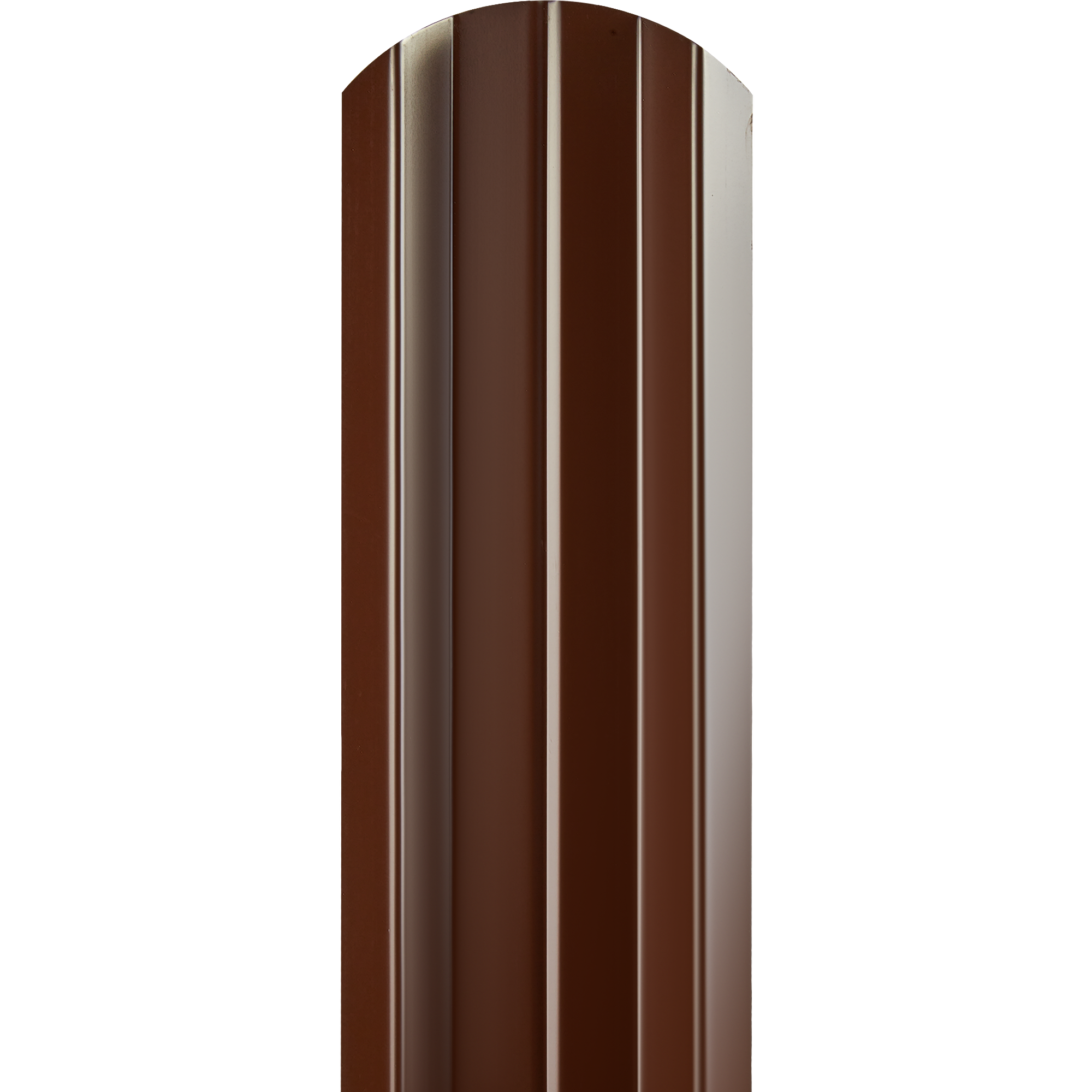 фото Штакетник GrandLine М-образный фигурный 1.8м коричневый