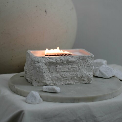 Настольный биокамин свеча с большим пламенем и треском камина FIREPLACE