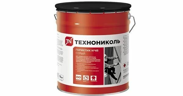 фото Герметик ТЕХНОНИКОЛЬ бутилкаучуковый №45