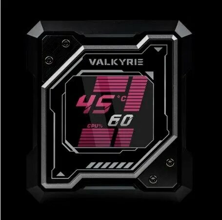 Радиатор с воздушным охлаждением VALKYRIE R125 LOKI 2.4 - дюймовый IPS ЖК - экран, Чёрный — фото 1