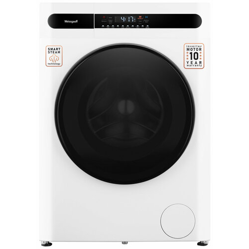 Стиральная машина с сушкой инвертором и паром Weissgauff WMD 45148 Inverter Steam Глубина 43 см Загрузка 8 кг 1400 оборотов Режим для детских вещей Дозагрузка белья Защита от протечек Противоаллергенная программа 3 года гарантия 4943000₽