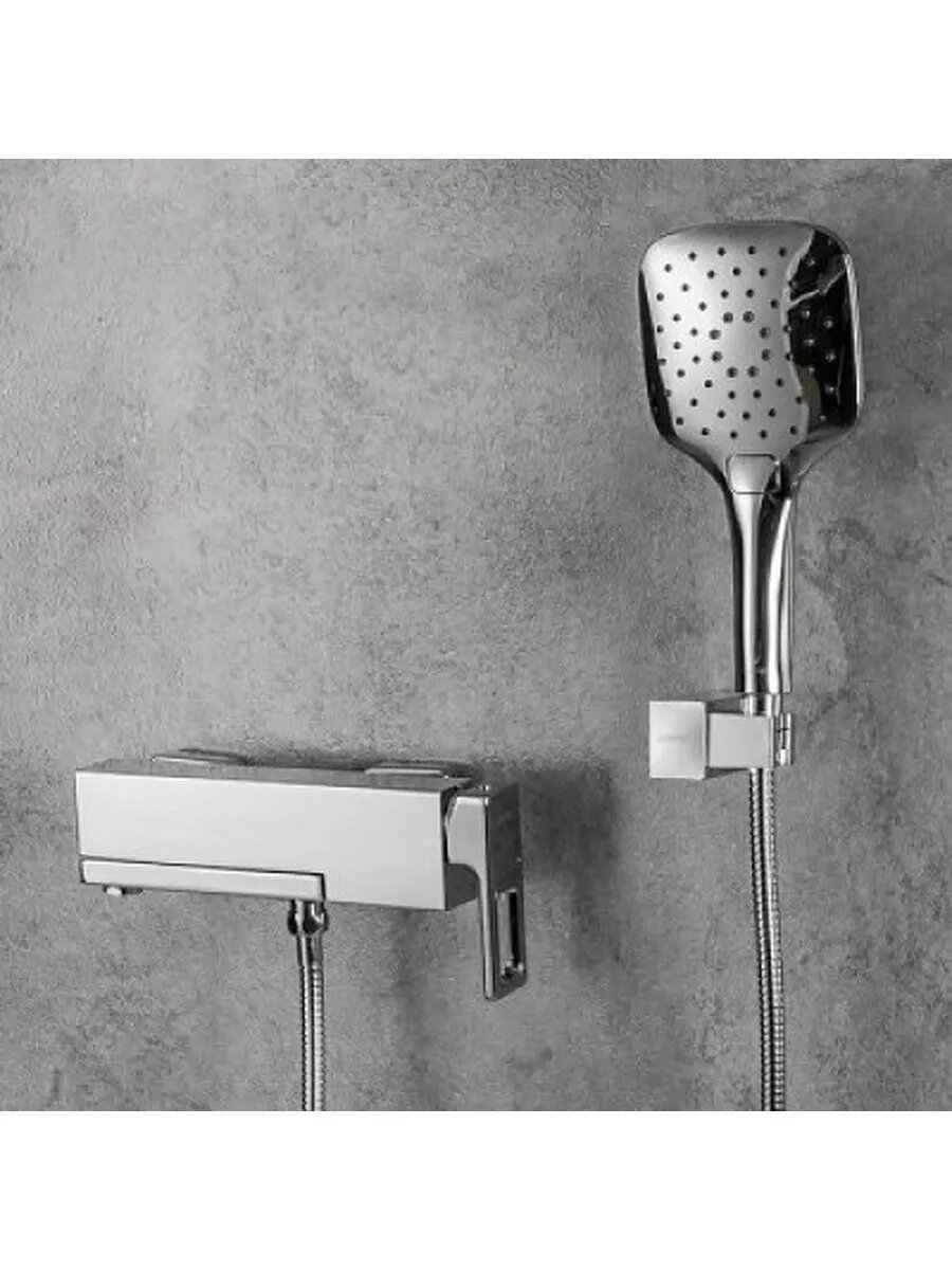 Смеситель для ванны GAPPO G3018, корпус из латуни, горизонтальный, с душем, цвет хром — фото 1