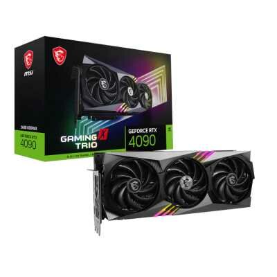 Видеокарта MSI RTX 4090 GAMING X TRIO 24G 24576 МБ, RET (602-v510-20s) - фото №2