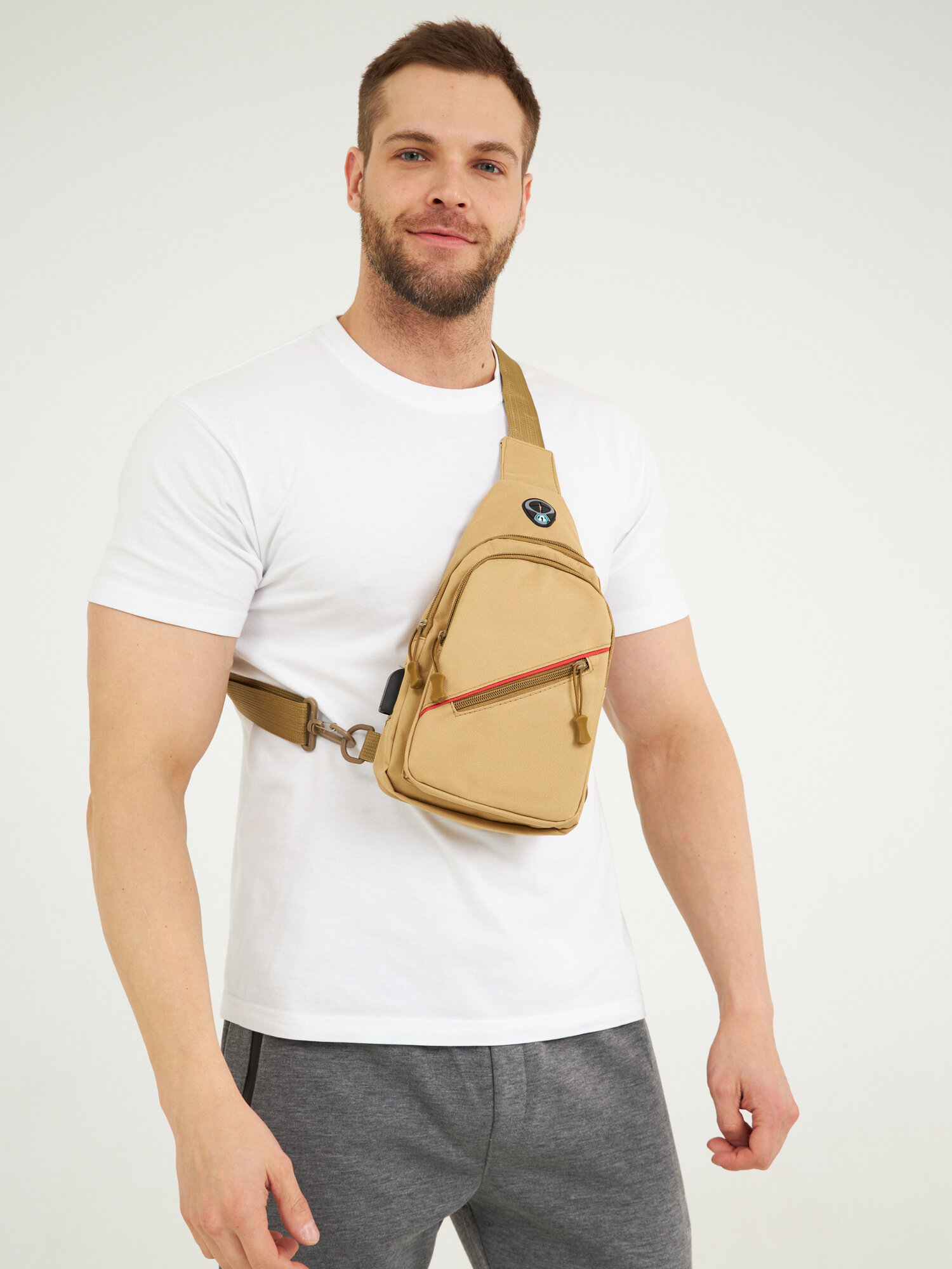 Сумка кросс-боди A-Store, бежевый — фото 1