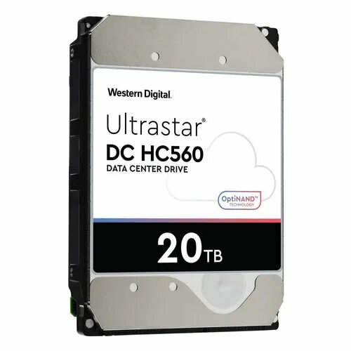 Жесткий диск WD Ultrastar DC HC560 WUH722020BLE604 20ТБ HDD SATA III 35 0f38765 66335₽