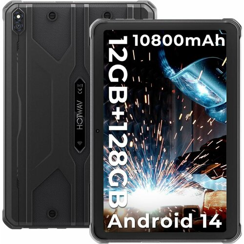 Планшет Hotwav R8 48128gb противоударный Wi-Fi Cellular Black черный 1714200₽