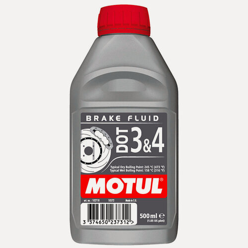 Изображение товара Тормозная жидкость MOTUL DOT-4,3 Brake Fluid FL (0.5л), MOTUL-DOT 3&4-0.5L