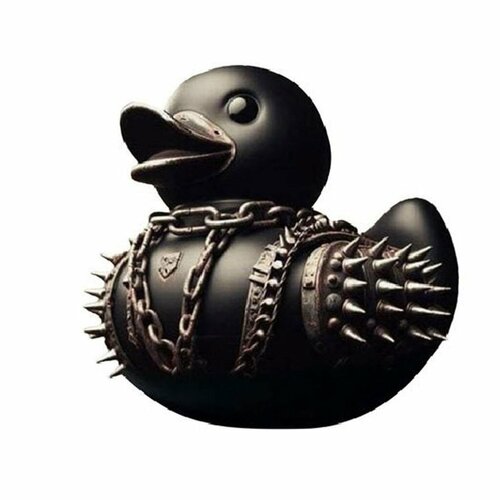 Статуя утки, фигурка животного в стиле панк, коллекционная фигурка, сатанинская