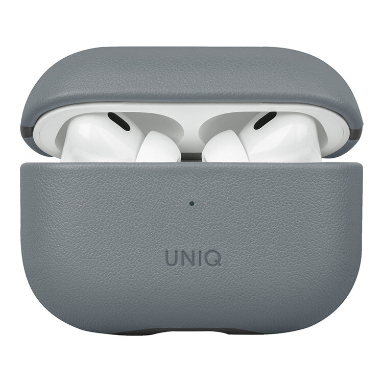 Uniq чехол со шнурком для Airpods Pro 2, Lyden DS Leatherette Washed Blue/Black