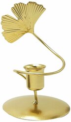 Подсвечник "Сердце с листьями гинкго"