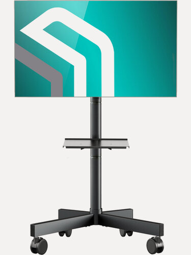 Изображение товара Стойка для телевизора 26"-55" ONKRON TS1131 напольная, подставка под телевизор до 35 кг, чёрная