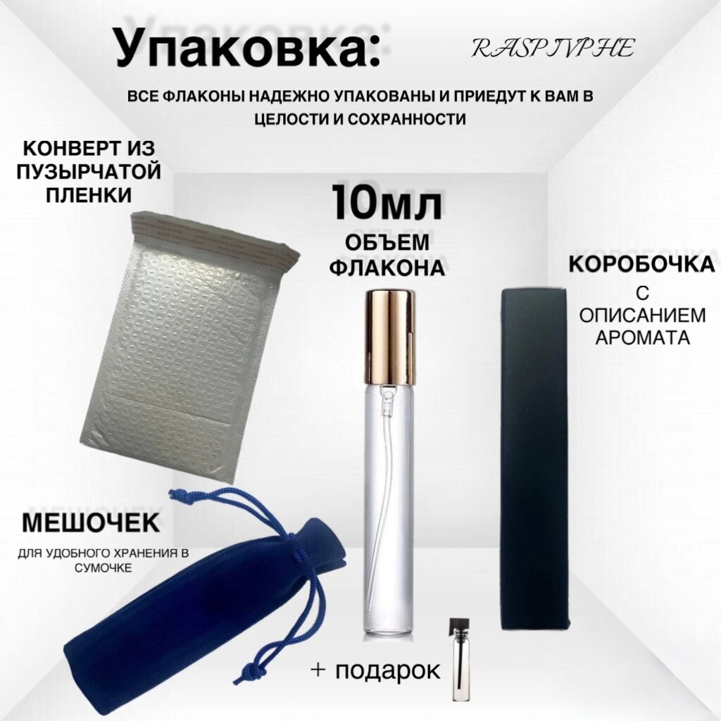 Парфюмерная вода по мотивам Stronger With You Intensely, для мужчин, 10мл, перезаполняемый флакон — фото 1