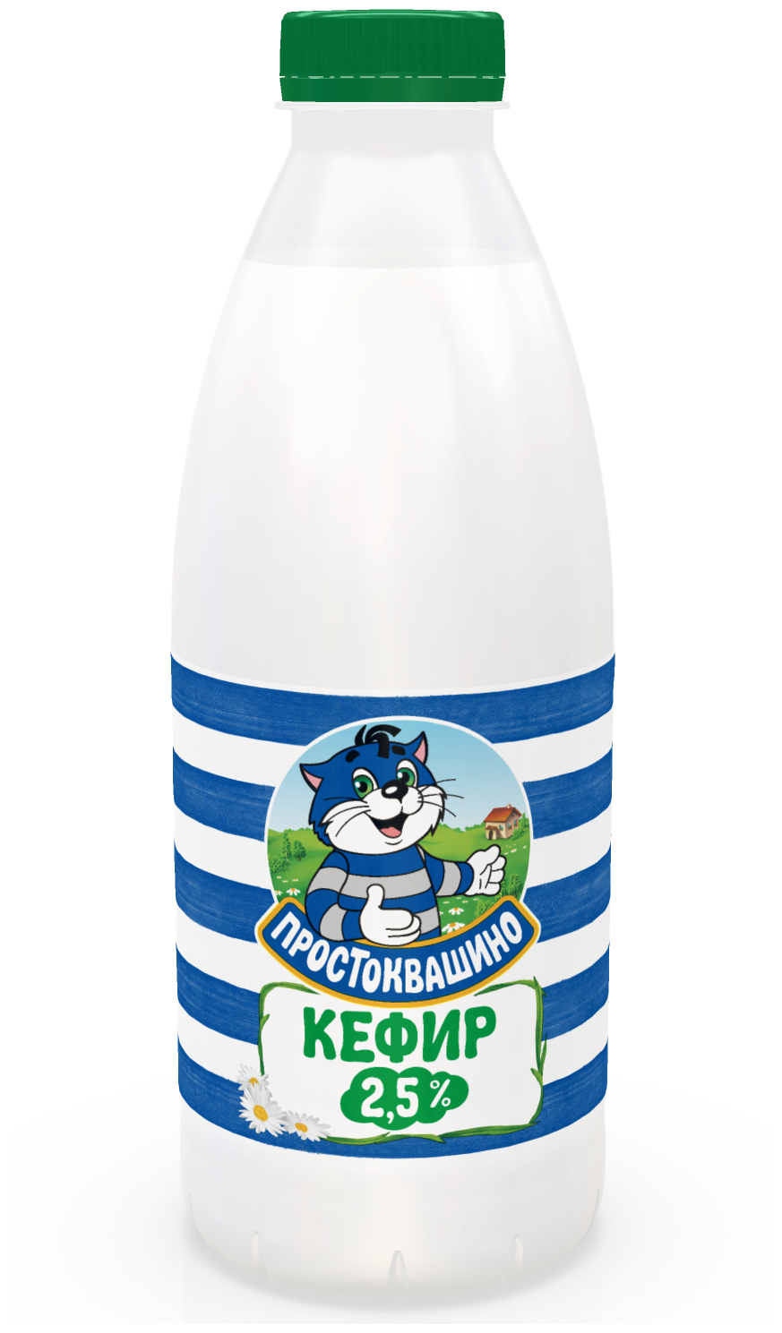 Кефир "Простоквашино", 2,5%, из коровьего молока, без ГМО, 930 мл