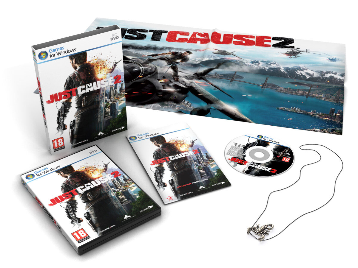 Игра для компьютера: Just Cause 2 Коллекционное издание Лицензионный диск