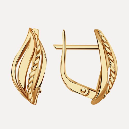 Изображение товара Серьги, красное золото, 585 проба