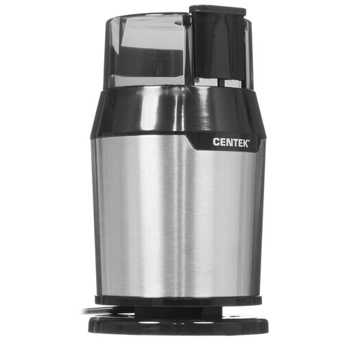 Кофемолка Centek CT-1362 (сталь) 200Вт 60гр стальн стакан стальн чаша прозрачная крышка