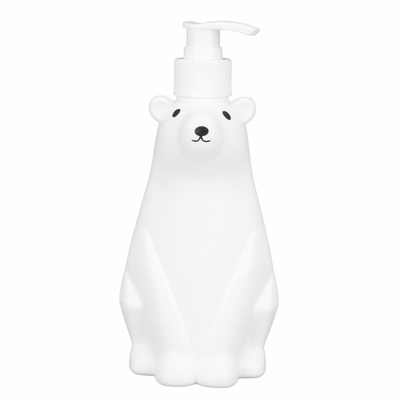 Диспенсер для шампуня White Bear Style Pump Type PP PE широко используемые бутылки для душа для ванной комнаты туалета M: 215x9 см/85x35 дюйма