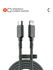 Кабель COMMO Range Cable USB-C — Lightning MFI, 2.2 м, Приглушённ...