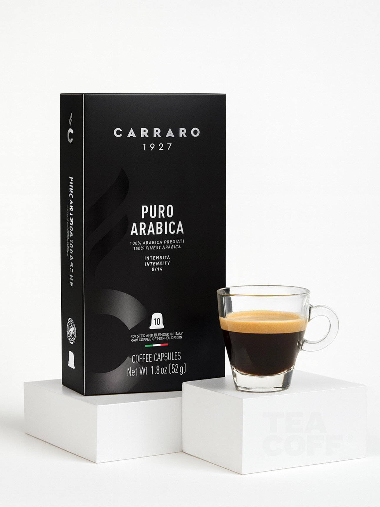 Кофе в капсулах "Carraro Puro Arabica", для кофемашины, капсульный