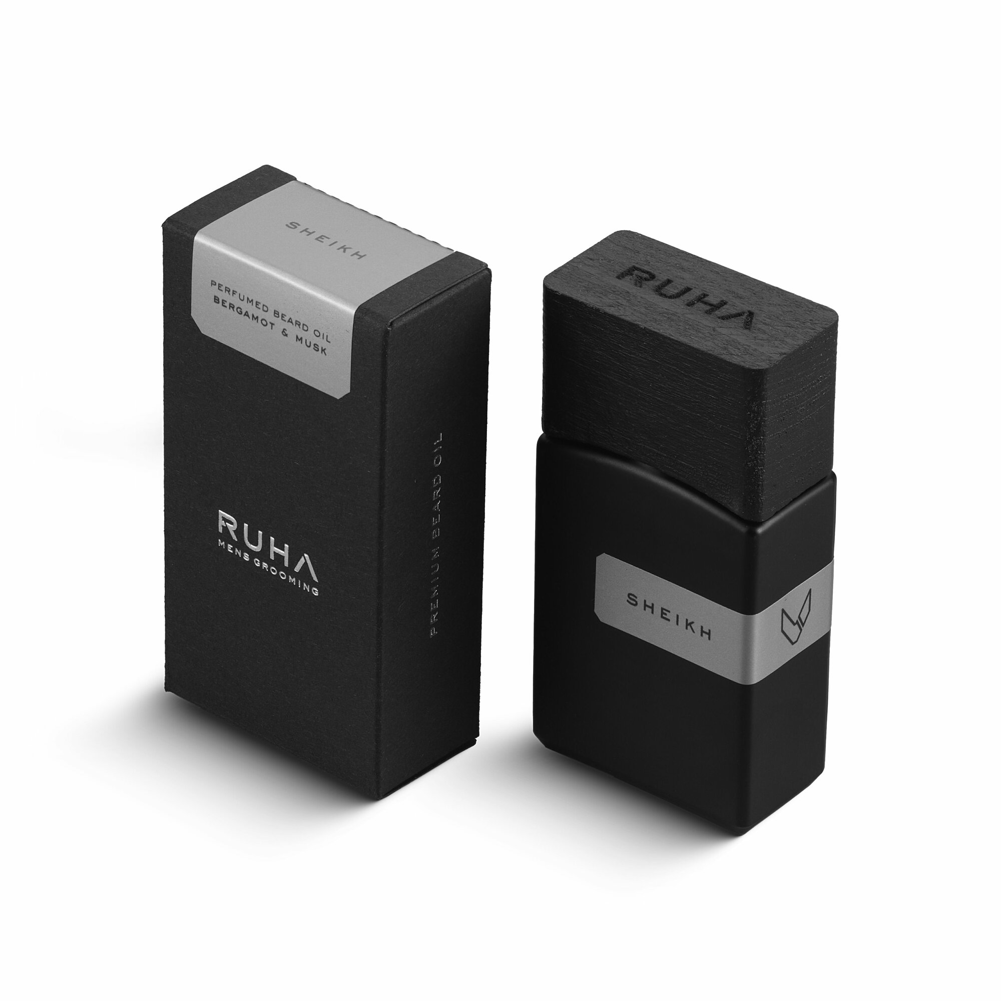 Парфюмированное масло для бороды RUHA, SHEIKH, питание и увлажнение, аромат "Bergamot & Musk", 30 мл — фото 1