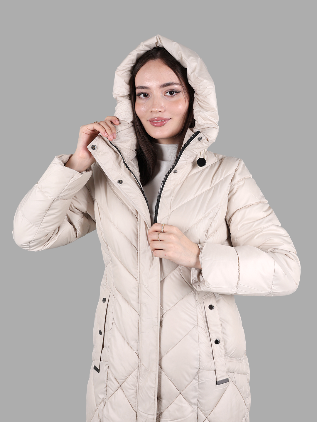 Куртка , размер 54, белый — фото 1