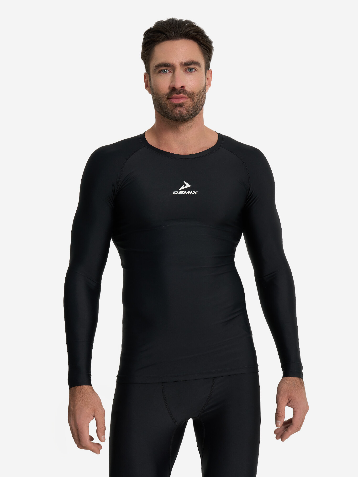 Лонгслив Demix, размер 48, , черный — фото 1