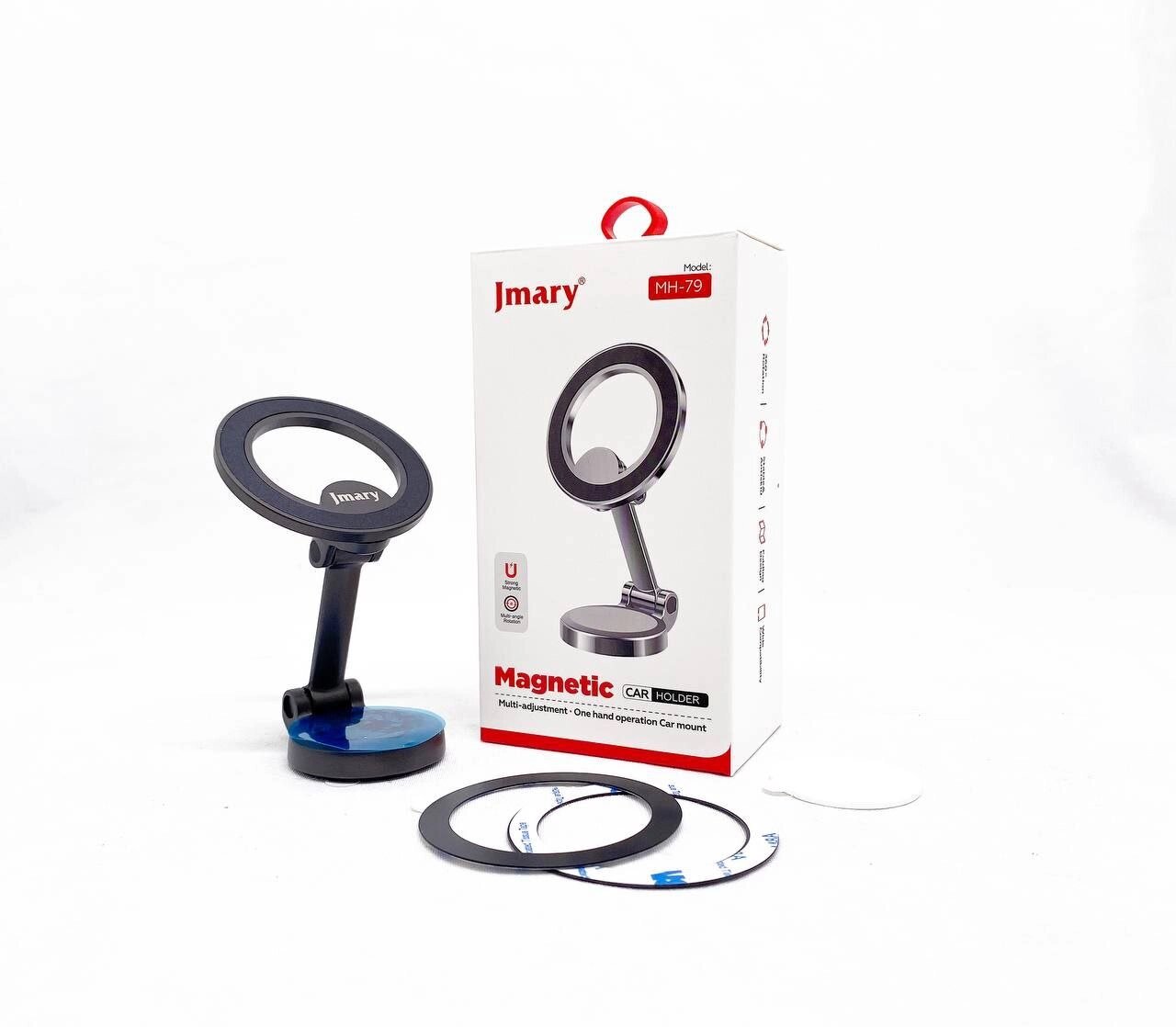 Автомобильный магнитный держатель Jmary MH-79, Черный, универсал