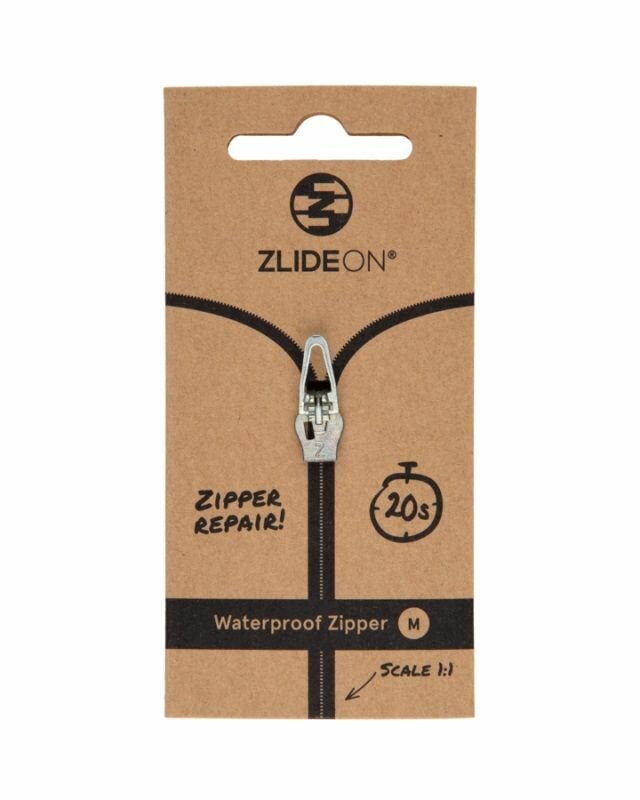 Бегунок для молнии ZlideOn Waterproof Zipper M 4C2-2 (Silver)