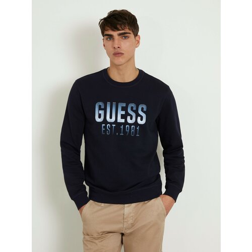 Свитшот GUESS, размер L, черный свитшот guess размер l черный