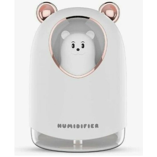 Мини Увлажнитель воздуха -диффузор Мишка НочникH2O HUMIDIFIERбелый 79900₽