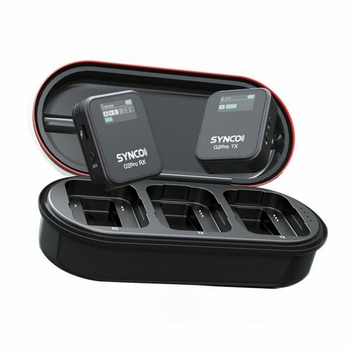 Synco G2(A1) PRO беспроводная микрофонная система 2,4ГГц (1 передатчик) с кейсом-зарядкой черный