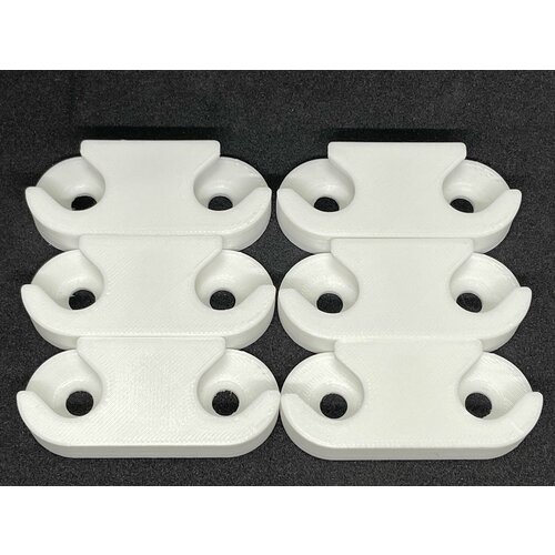 Крепление петля кронштейн для полок обувниц галошниц обувных шкафов Ikea Hemnes Stall 6 штук 1620₽